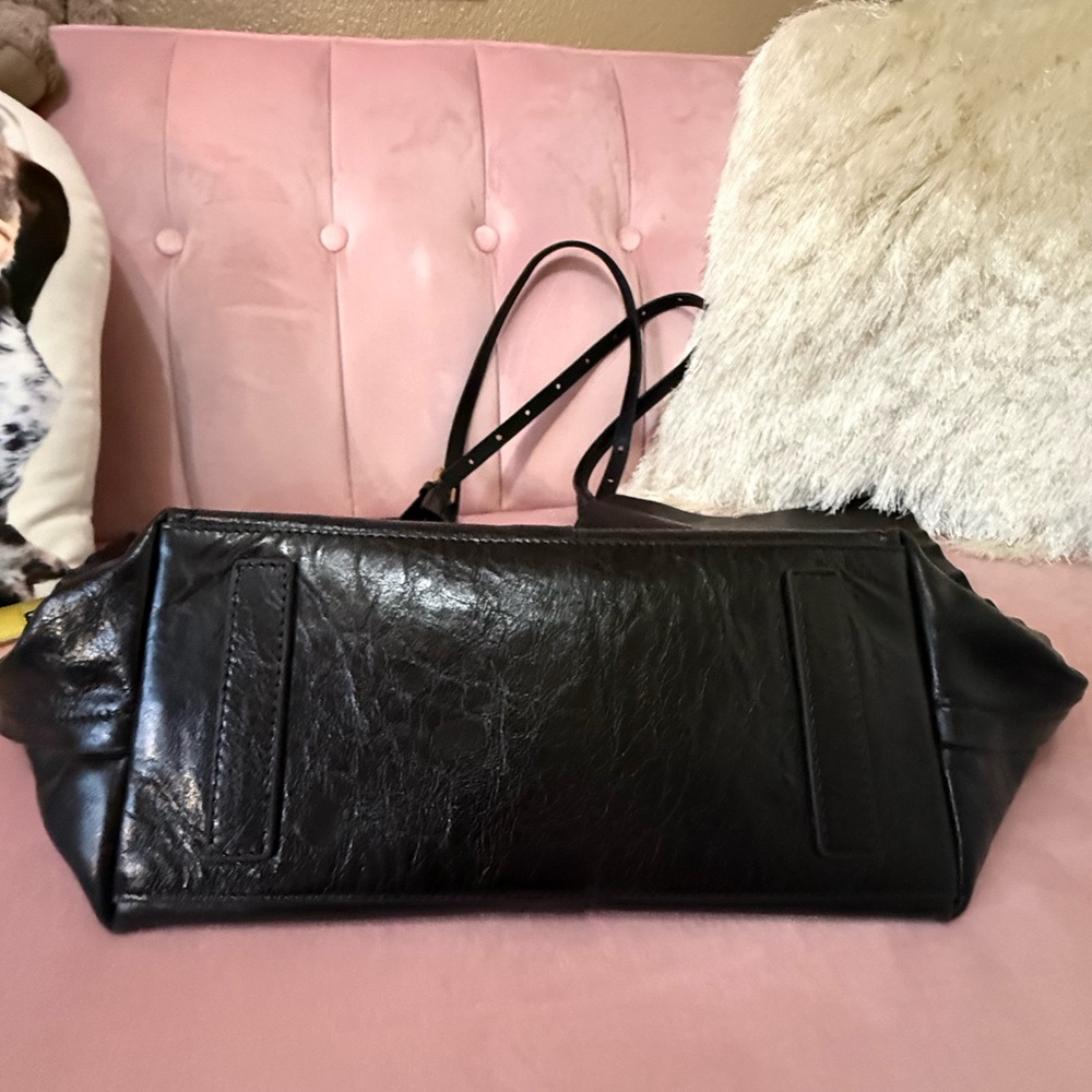 💯 Authentic ALLSAINTS Soft Black Leather Hobo. Unique, large bag!! - Picture 8 of 15